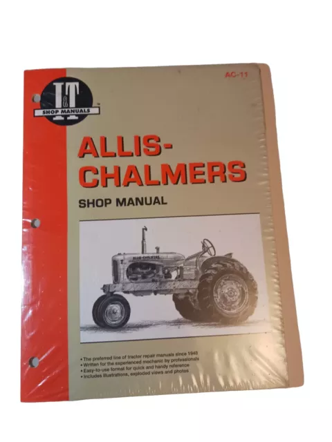 Allis Chalmers AC-11 Shop Manual New, Sealed