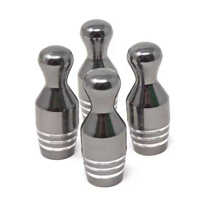 COPRIVALVOLA PNEUMATICI TAPPI VALVOLA IN ALLUMINIO ARGENTATI PER Dacia Duster 8054737281678