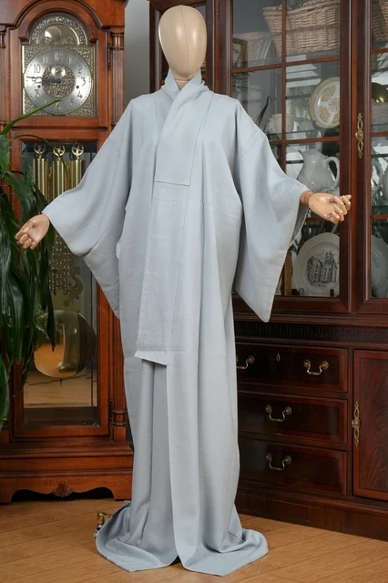 Dear Vanilla Japanese Silk Iromuji Kimono Women's Authentic Japan Made Vintage