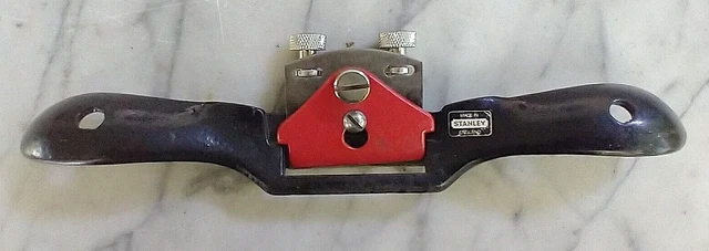 VINTAGE STANLEY ENGLAND No. 151 ADJUSTABLE SPOKE SHAVE HAND TOOL PLANE NICE