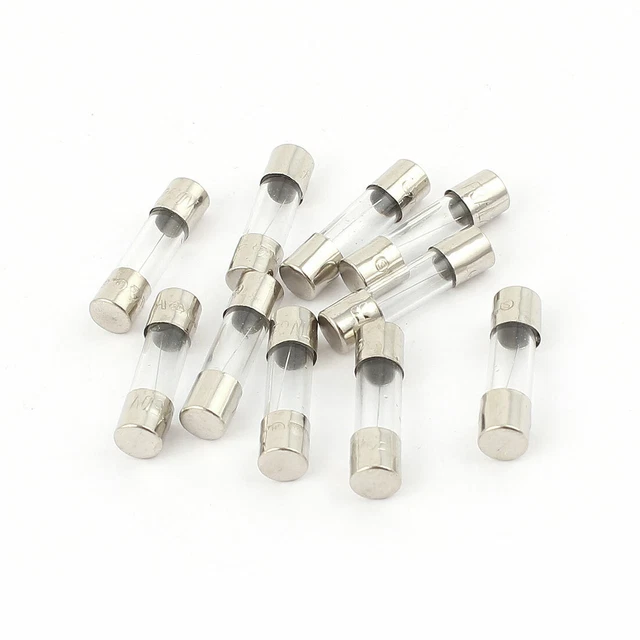 10Pcs 250V 3A Fusion Rapide Fusibles Verre Tubes Action Rapide 5mmX20mm