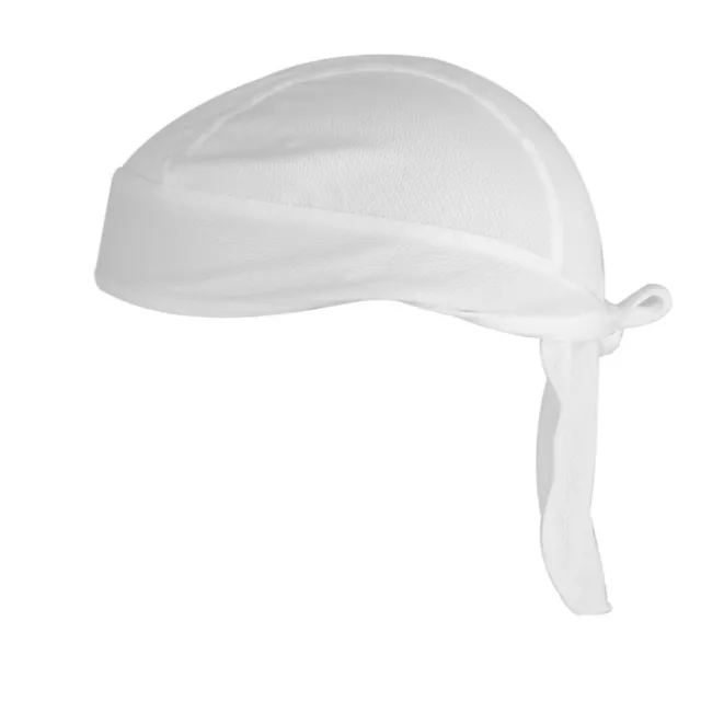 Quick Dry Cycling Cap Sweat Wicking Hat Cooling Cover White