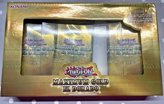 Maximum Gold El Dorado Card Set Yu-Gi-Oh! Maximum Gold El Dorado Booster Box 1st Edition German, Factory Sealed Yu-Gi-Oh Clearance Maximum Gold El Dorado Card Set Yu-Gi-Oh! Maximum Gold El Dorado Booster Box 1st Edition German, Factory Sealed Yu-Gi-Oh Clearance