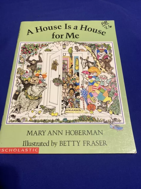 Big Book Teacher Oversized Easel Reading A HOUSE IS A HOUSE FOR ME Hoberman Big Book Teacher Oversized Easel Reading A HOUSE IS A HOUSE FOR ME Hoberman