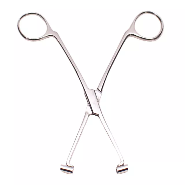 6 "Professional Edelstahl Septum Pinzette Body Piercing Clamp Tool 2