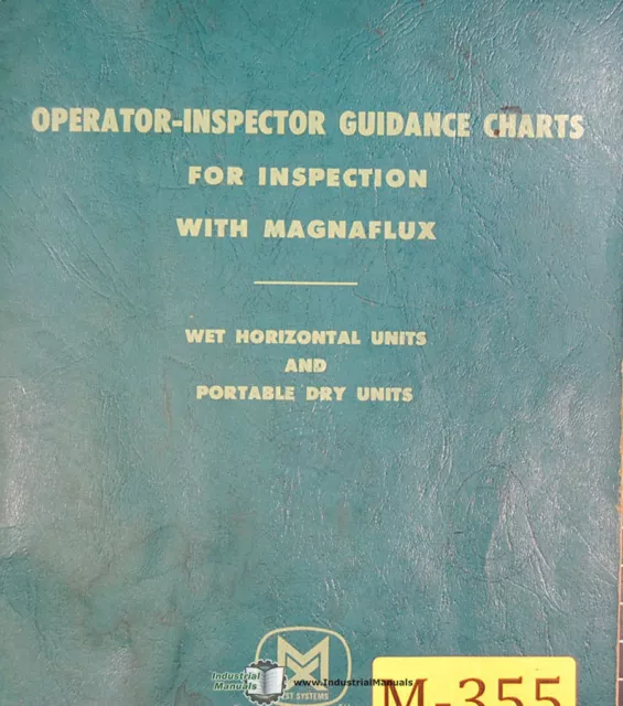 Magnaflux Particle Testing, Operators Inspection Guidance Charts Manual