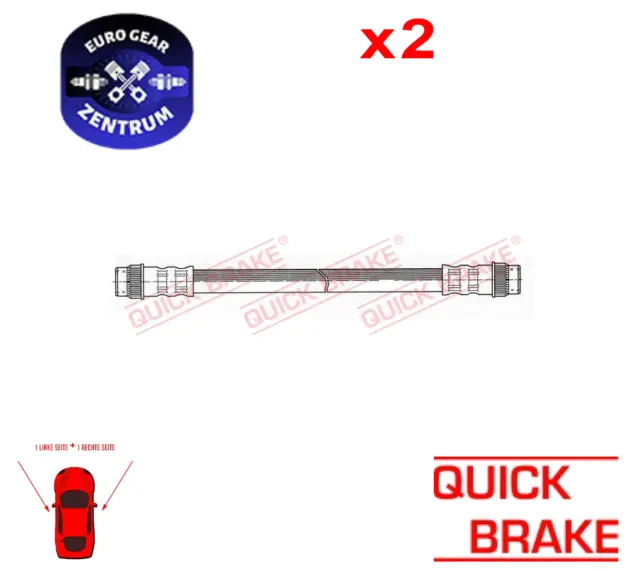 2 Stck Bremsschlauch Quick Brake 22.096 F�R Renault 2 Pcs