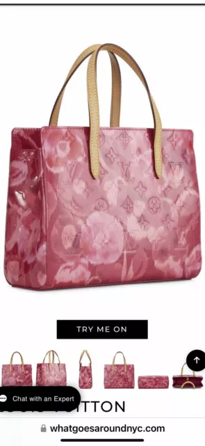 Louis Vuitton Pink Monogram Vernis Ikat Flower Catalina QJBAOPBWPB002