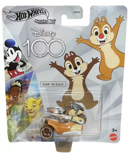 HOT WHEELS DISNEY 100 Chip 'N Dale Character Cars HNP45 NEW 19.99