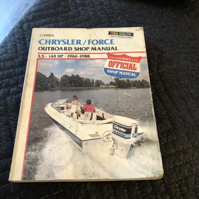 1966-1984 Chrysler Outboard 3.5-140 Hp Clymer Marine Series Shop Manual #B750