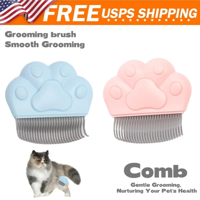 Pet Hair Removal Shell Comb Dog & Cat Massage Comb Grooming Dematting Brush Tool