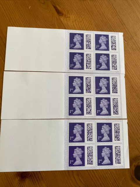 12x 1st CLASS ROYAL MAIL BARCODED STAMPS GENUINE FV £16.20 **FREE POSTAGE**