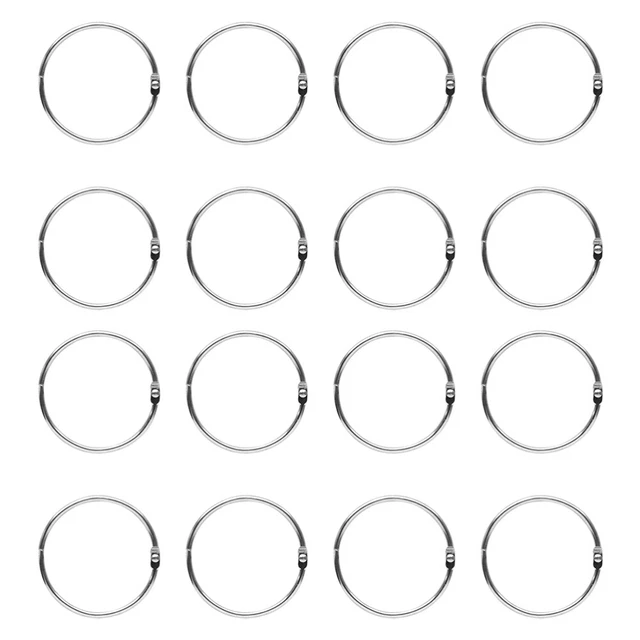 Lot De 45 Bagues Homme Acier Inoxydable - Noir, Tailles 17mm à 21mm