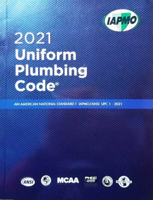 New 2021 Uniform Plumbing Code UPC By IAPMO Paperback 2021 Edition