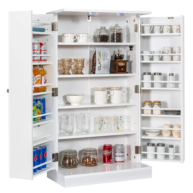 Armadio da cucina mobile multifunzione a 2 ante ripostiglio per cucina