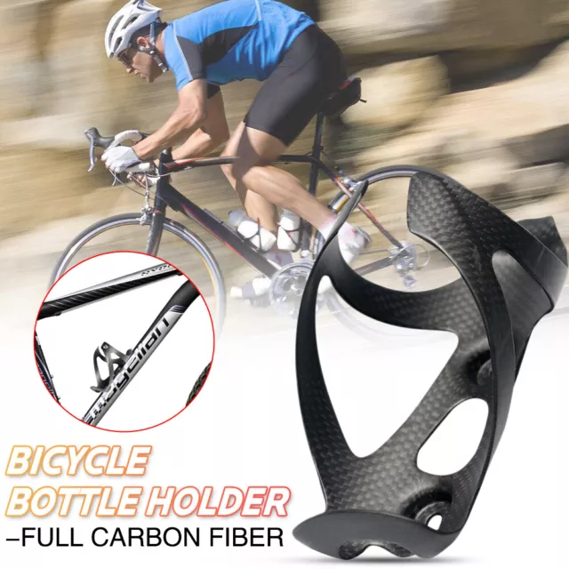 Bicycle Water Bottle Cage Carbon Fiber MTB Road Bike Holder Cycling Bottle Rack 2