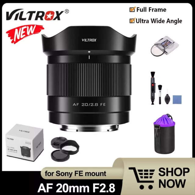 Viltrox 16mm F1.8 Pro Level Wide Angle Autofocus Lens, Compatible with  Full-frame for Sony E-Mount Mirrorless Cameras