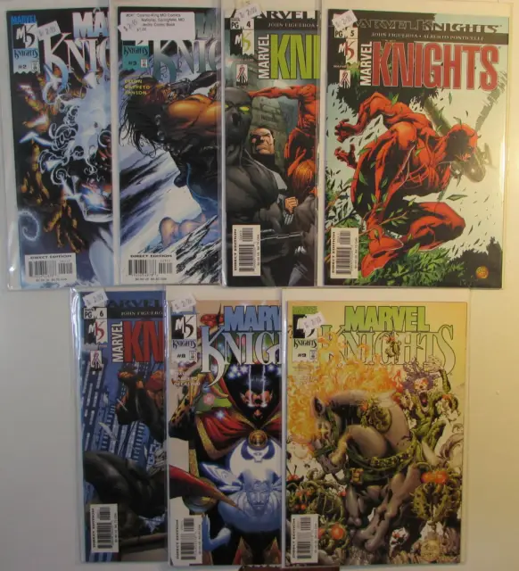 Marvel Knights Lot of 7 #2,3,4,5,6,8,9 Marvel 2000 1st Series Comic Books