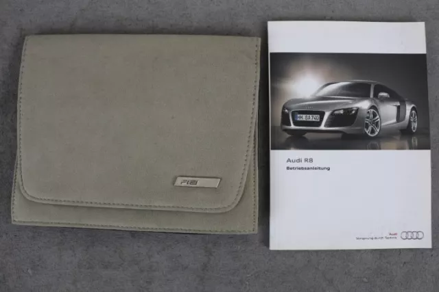 Orig Audi R8 Spyder Bordmappe Bedienungsanleitung Bordbuch
