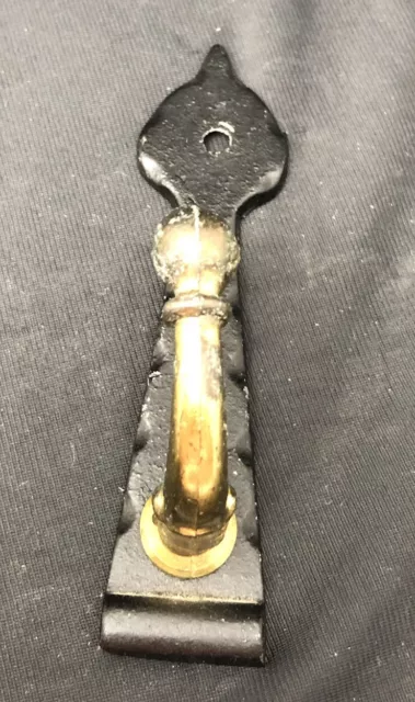 Cast Iron And Brass Hat Hook
