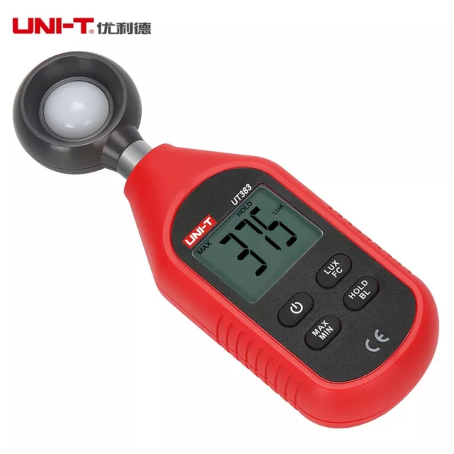 UNI-T UT383 Digital Luxmeter Light Meter Lux / FC Meters Luminometer Photometer2