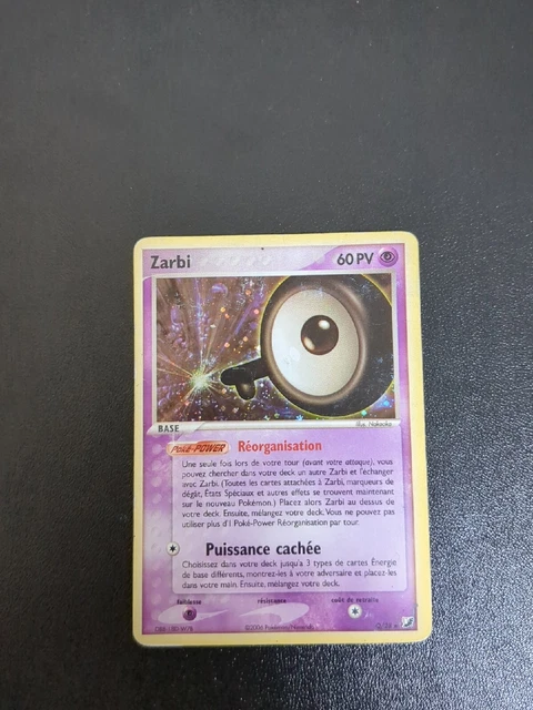 Carte Pokemon ZARBI Q/28 Holo Secrète Bloc EX Forces Cachées FR