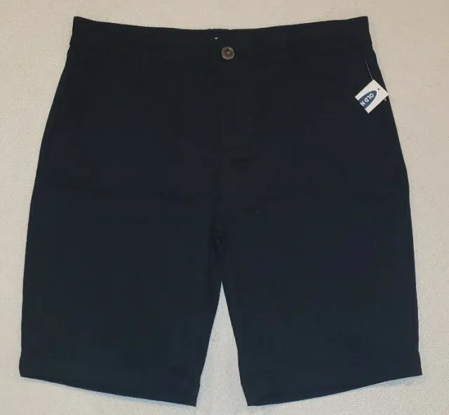 Girl's Old Navy Black Khaki Bermuda Uniform Shorts Size 18