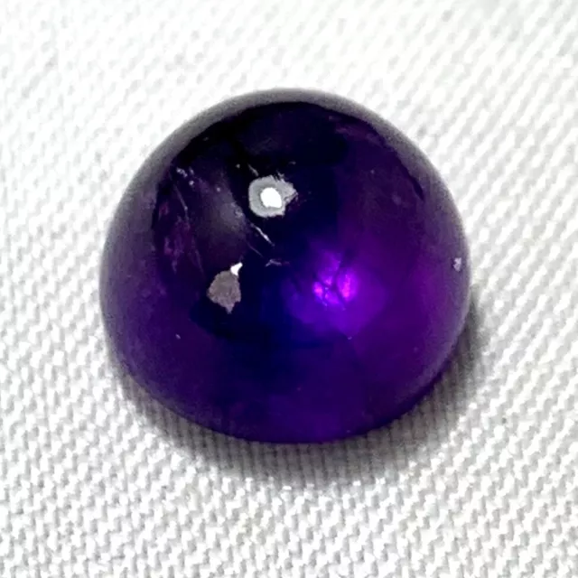 Echter Purpur Amethyst Rund Cabochon 3.5ct 9.0mm