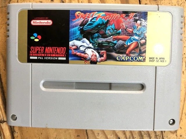 Cartouche Seule Street Fighter 2 Super Nintendo Snes Pal Noe Frg Cartridge Sf Ii