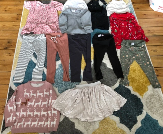 Girls Clothes Bundle 2-3 Years Next & Zara Also Nutmeg F&F Primark 13 Items