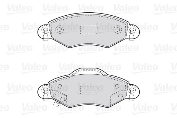 Valeo 601050 - Plaquettes De Frein Avant Pour Système TEVES, Qualité Premium Sans Cuivre
