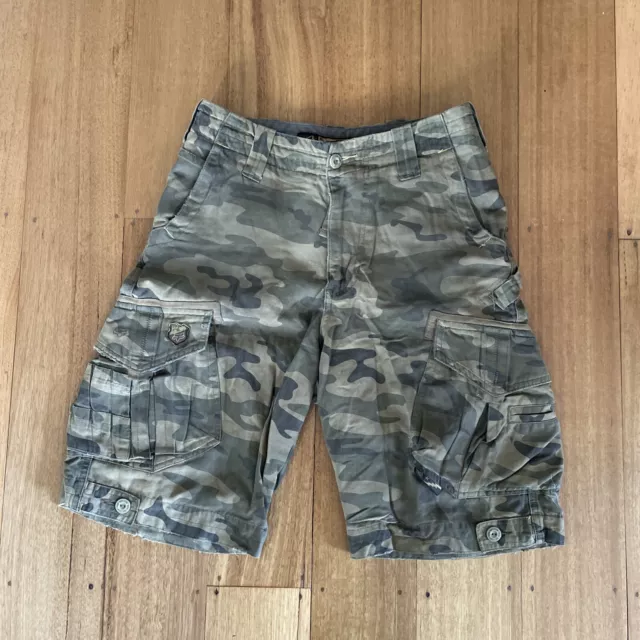 FOX mens shorts SIZE 28 Camouflage Camo Surf Army Cargo Skate Punk Motorbike