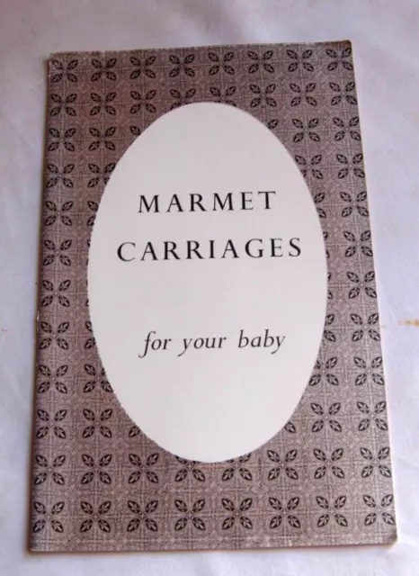 Marmet Carriages for your Baby 1950s