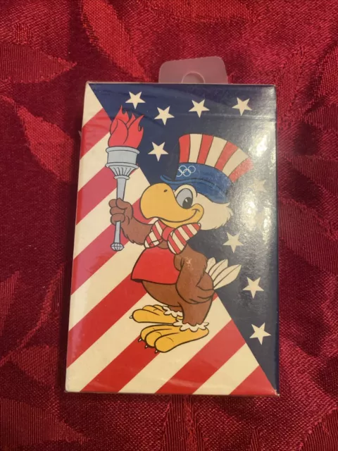 SAM The OLYMPIC EAGLE 1984 LA OLYMPICS Playing CARDS Factory SEALED