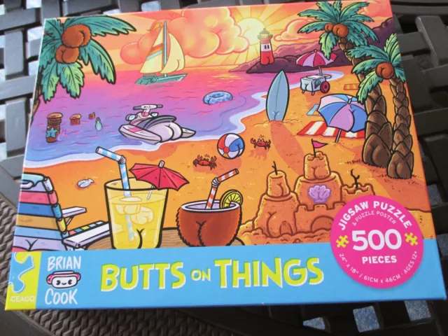 Brian Cook - Butts on Things - 500 Piece Puzzle –