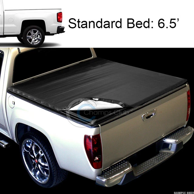 Fits 14-19 Chevy Silverado/GMC Sierra Truck 6.5 Ft 78" Bed Snap-On Tonneau Cover