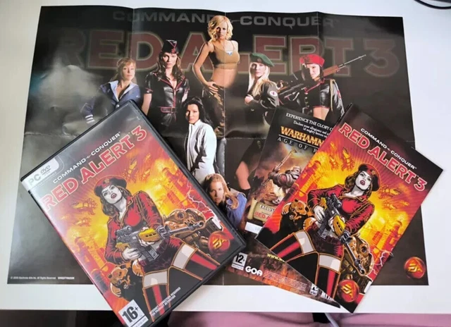Red Alert Postrer COMMAND & CONQUER RED ALERT 3 Complete with Poster, manual & serial key ...