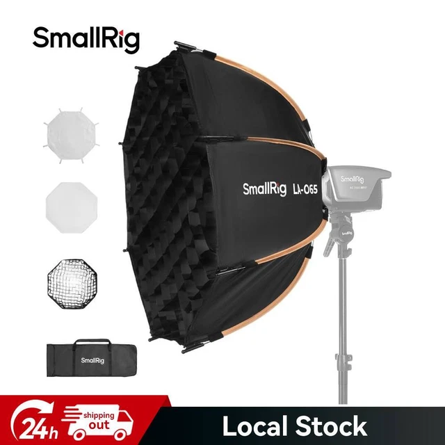 Small Rig R65 Softbox SMALLRIG CAMERA LA-O65 Octagonal Softbox, 65cm/25.6in Quick Release ...