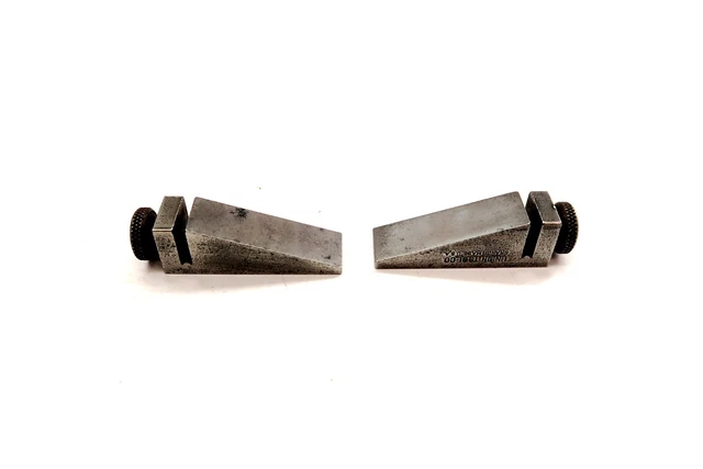 Lot of 2 UNION TOOL CO Key Seat Rule Blocks No 310 (??) ~ Nice Condition!!
