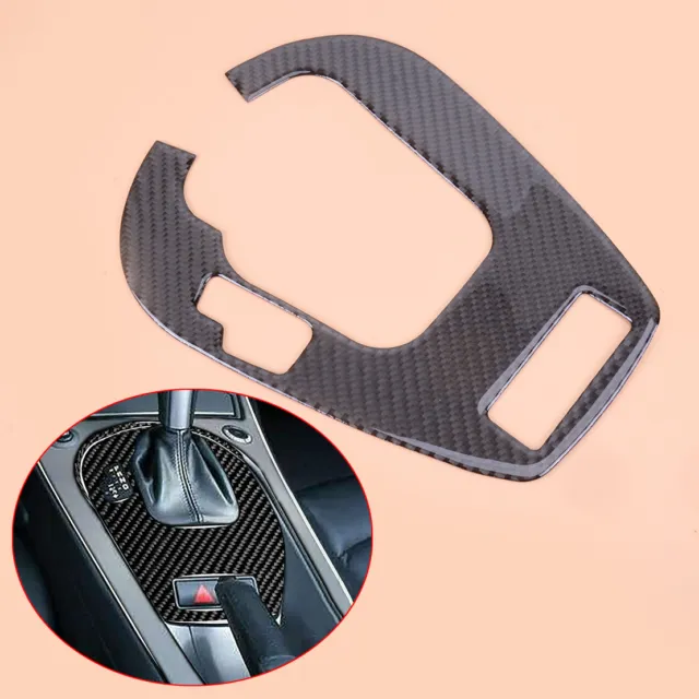 Carbon Fiber Interior Gear Shift Panel Frame Cover Trim Fit For BMW Z4 E85 03-08