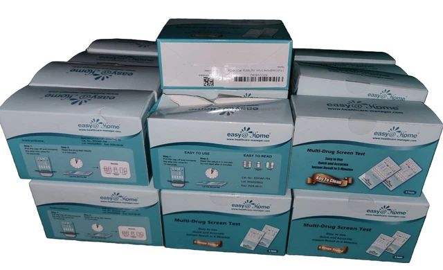 Kit de tiras reactivas instantáneas de drogas inmersión en orina de 6 paneles CADUCA 2024 LOTE DE 25
