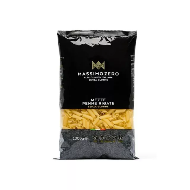 MASSIMO ZERO mezze penne rigate - pasta senza glutine 1 kg