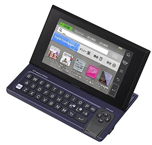 Casio digital English learning machine EX-word RISE XDR-B20BU blue content 120