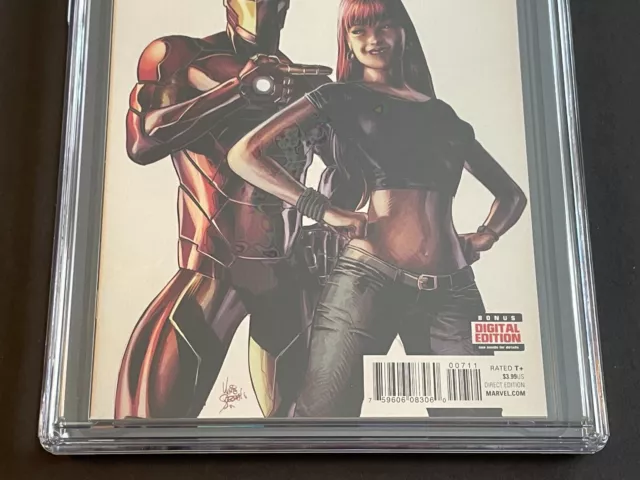 INVINCIBLE IRON MAN #7 (Marvel 2016) CGC 9.6 Ist print, 1st cameo Riri Williams 3