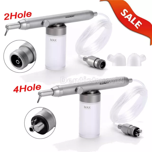 Dental Alumina Air Abrasion Polisher Sandblasting Sandblaster Prophy Gun 2/4Hole