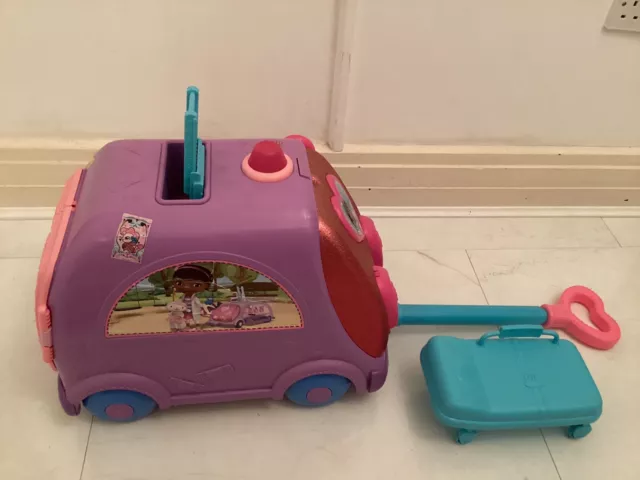 Doc McStuffins Get Better Talking Mobile Pet Hospital pull along With Stretcher