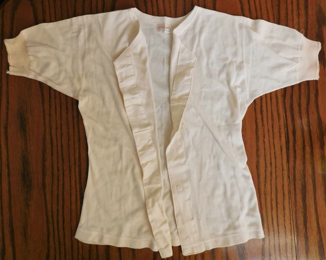 Gilet vintage donna Spencer Lena Lastik made in England negozio INUTILIZZATO sporco