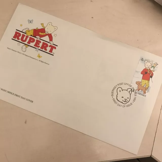 Guernsey FDC First Day Cover 1993 Rupert Bear  UNADDRESSED WCP