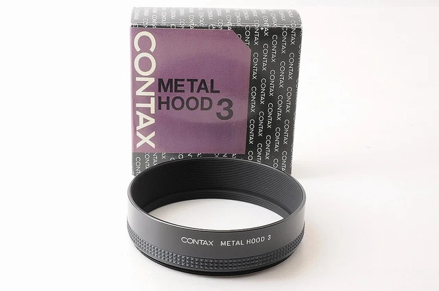 【ALMOST UNUSED TOP MINT+】CONTAX METAL HOOD 3 86mm IN BOX From JAPAN