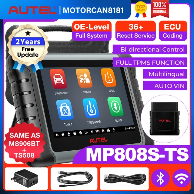 Autel MaxiPRO MP808S KIT - Professioneller OBD2 Diagnosetester Mit ECU Coding
